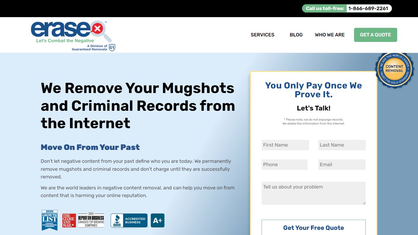 NEW Oct 2021 - Remove online criminal records - Erase.com